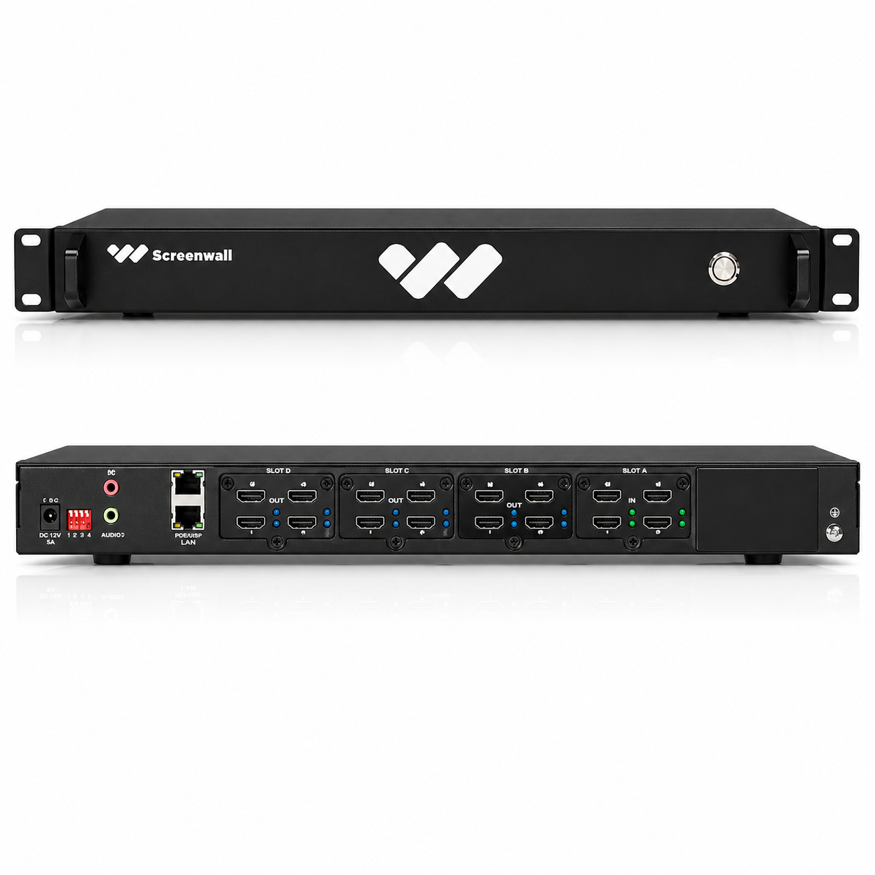 Controlador HW-ENTRY de Video Wall con procesamiento de audio y video